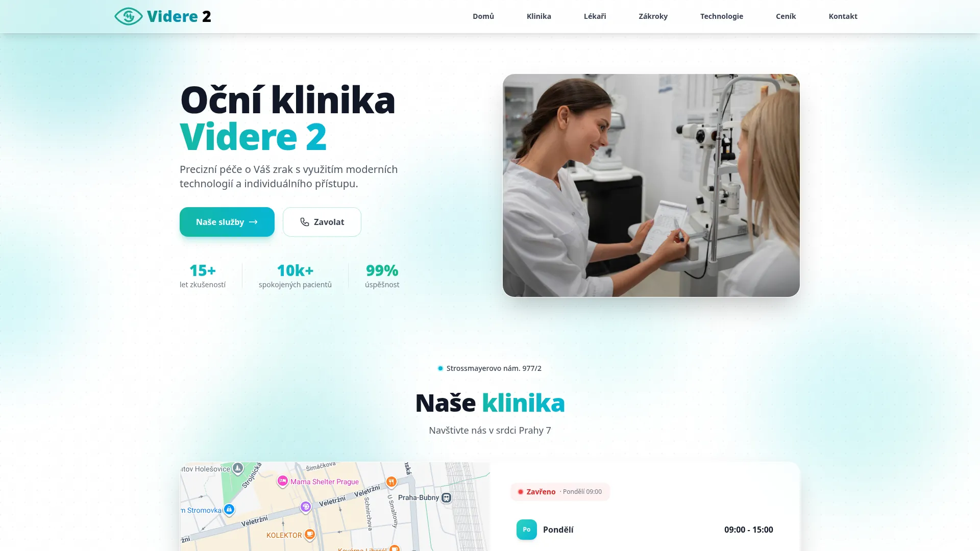 Screenshot of Videre2.cz